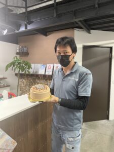 モダン工房スタッフ　工事部長伊藤さんの誕生日